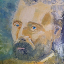 Van Gogh, olie op doek, 60x60 cm